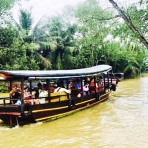Tour Mỹ tho Bến Tre 1 ngày, trải nghiệm tàu lớn sông mekong