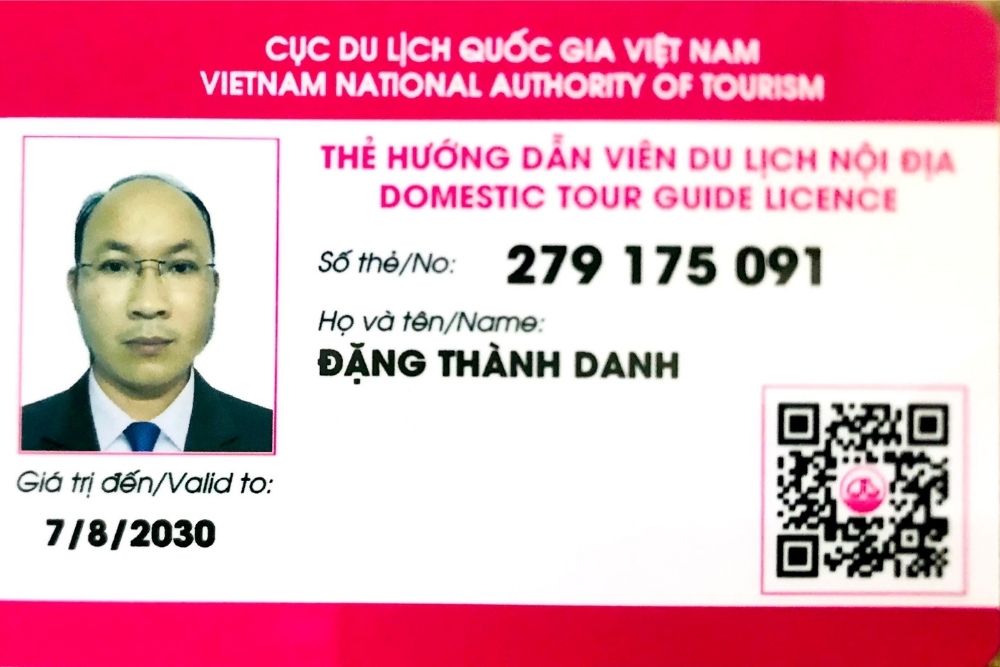 thẻ hướng dẫn viên Đặng Thành Danh du lịch miệt vườn daily