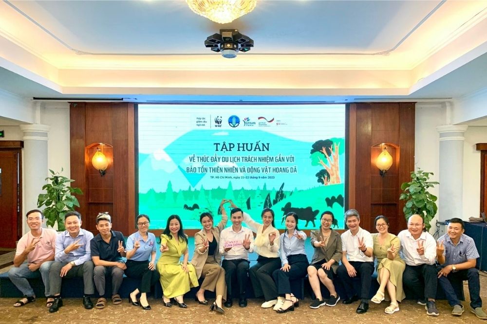 kỷ niệm với lớp tập huấn của Tổng cục du lịch cùng đồng nghiệp trong ngành