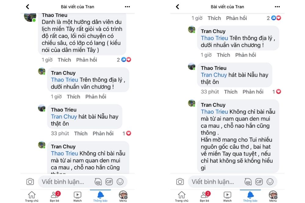 nhận xét của khách khen đội ngũ hướng dẫn viên tận tình